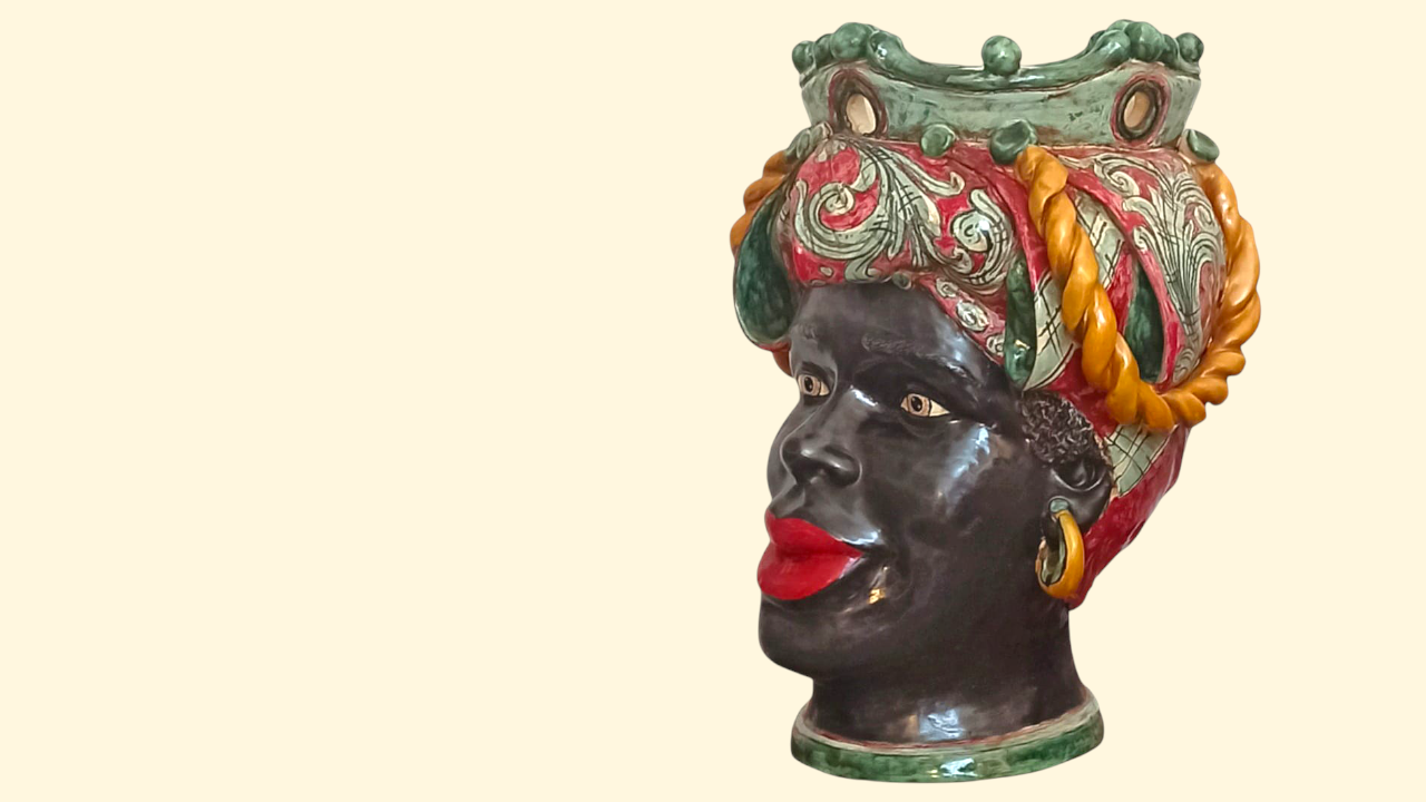 Testa Ceramica Artistica Salvatore Guzzardi Caltagirone