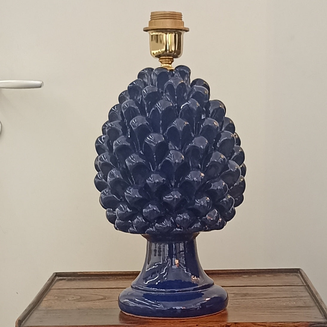 Ceramic Pine Cone Lamp