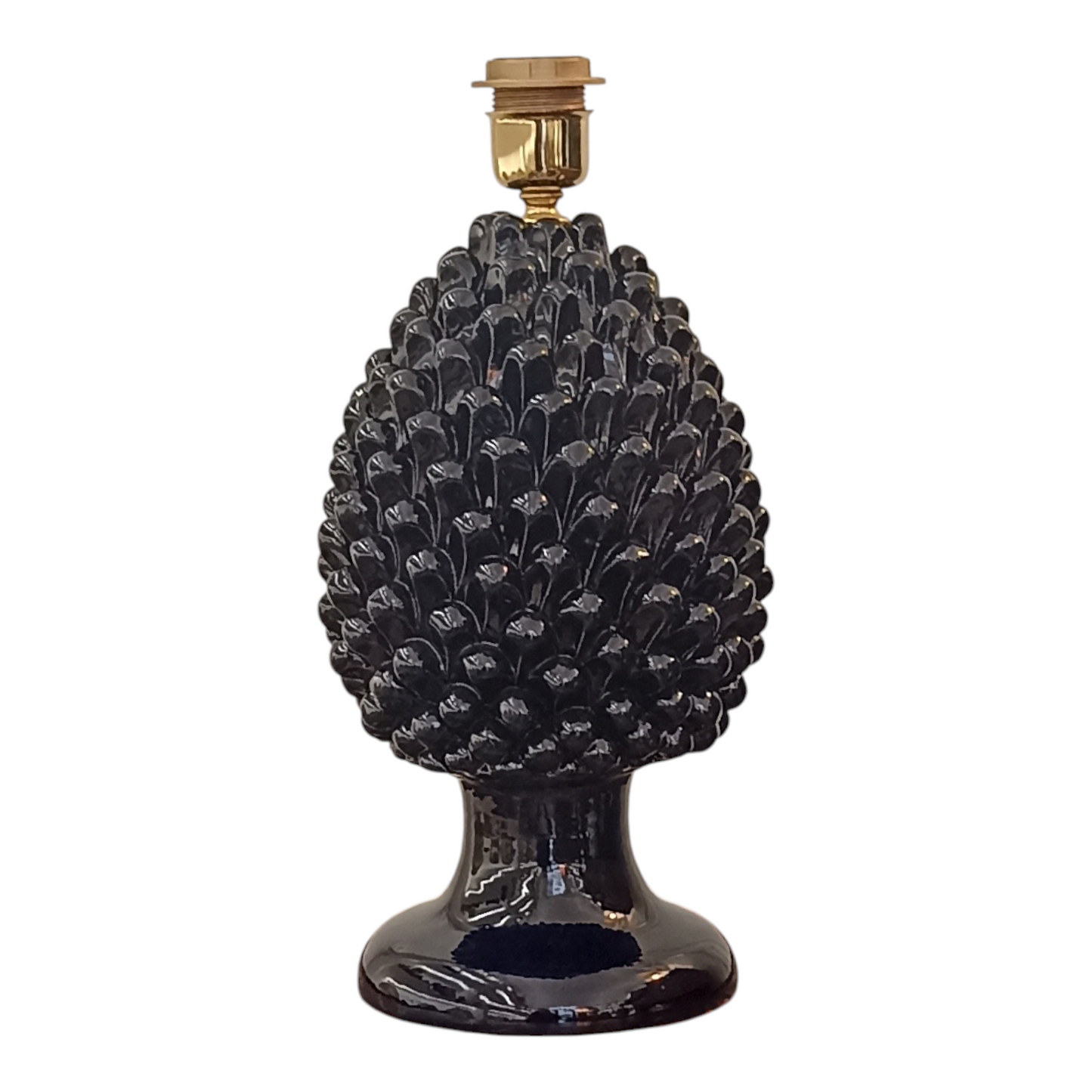 Ceramic Pine Cone Lamp