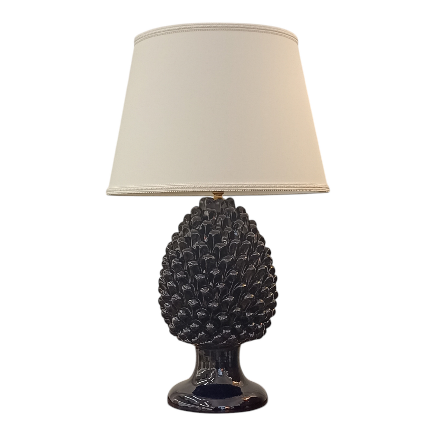 Ceramic Pine Cone Lamp