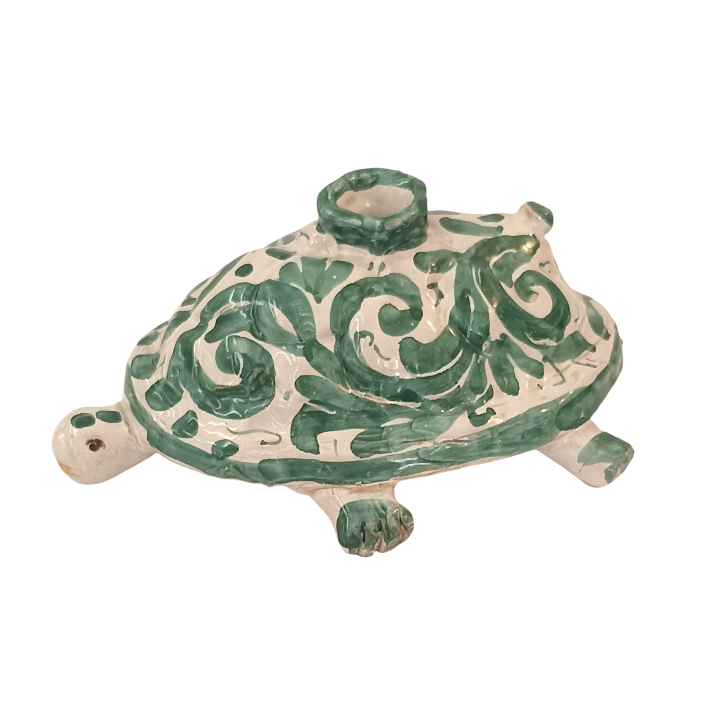 sicilian ceramic turtle handemade