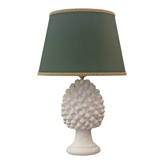 Ceramic Pine Cone Lamp