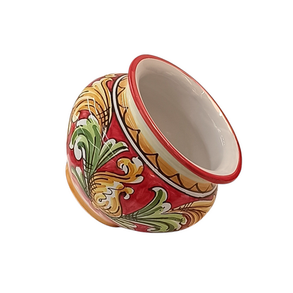 Vaso decorato caltagirone, souvenir siciliani