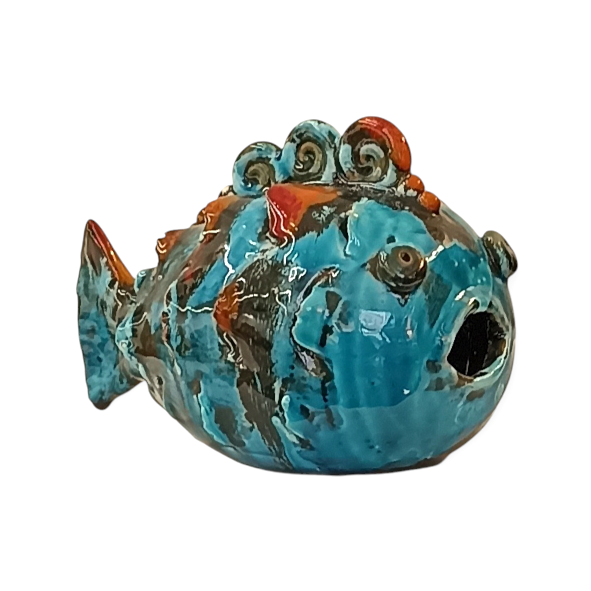 Pesce in ceramica moderna