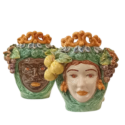 Ceramica Caltagirone con frutta